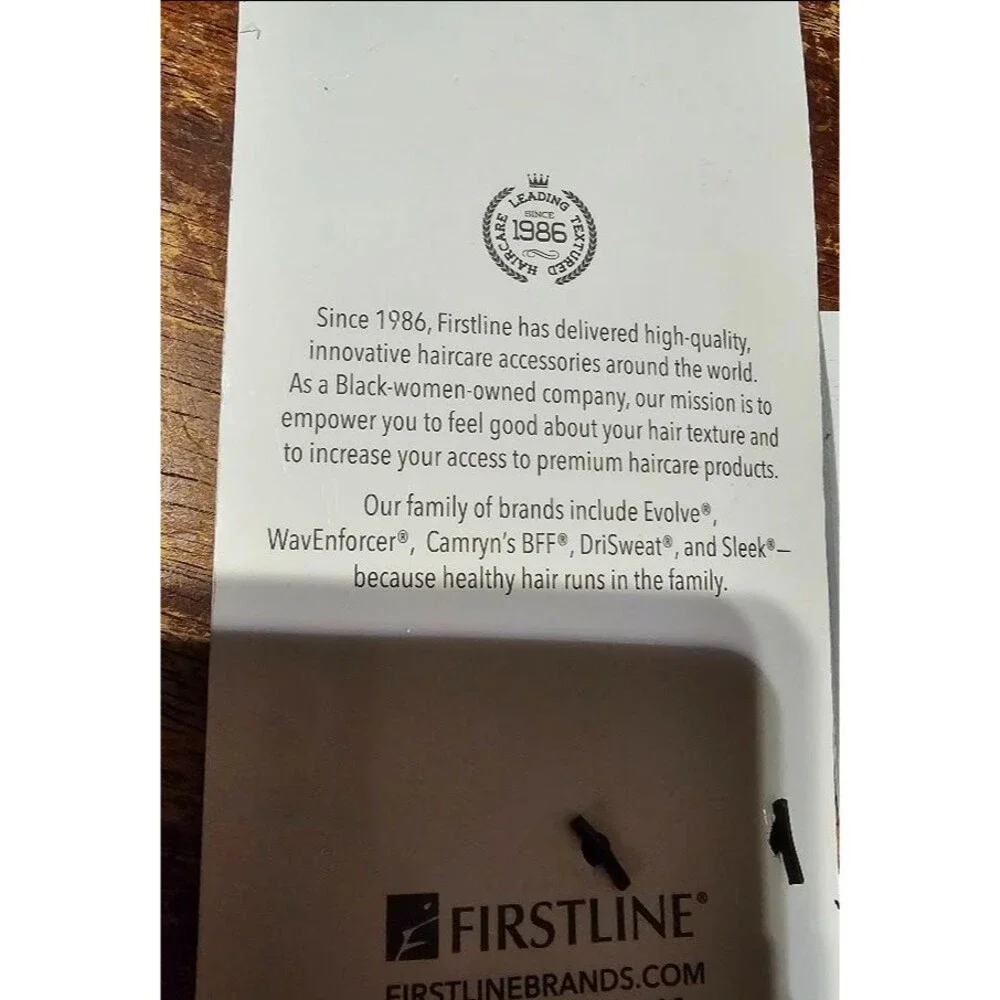 1 Firstline SLEEK Create More Height VOLUME COMB All Hairstyles BLACK